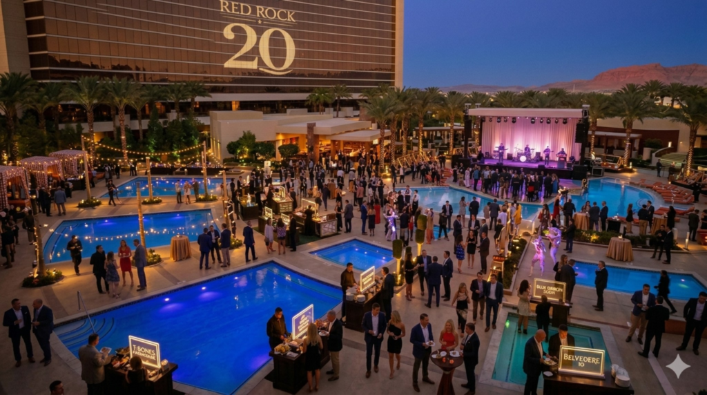 Celebrate 20 Years with Red Rock Resort: A Poolside Culinary