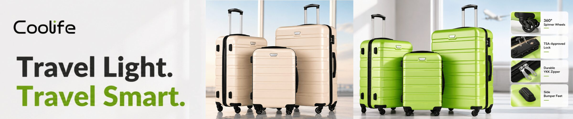 Coolife Luggage