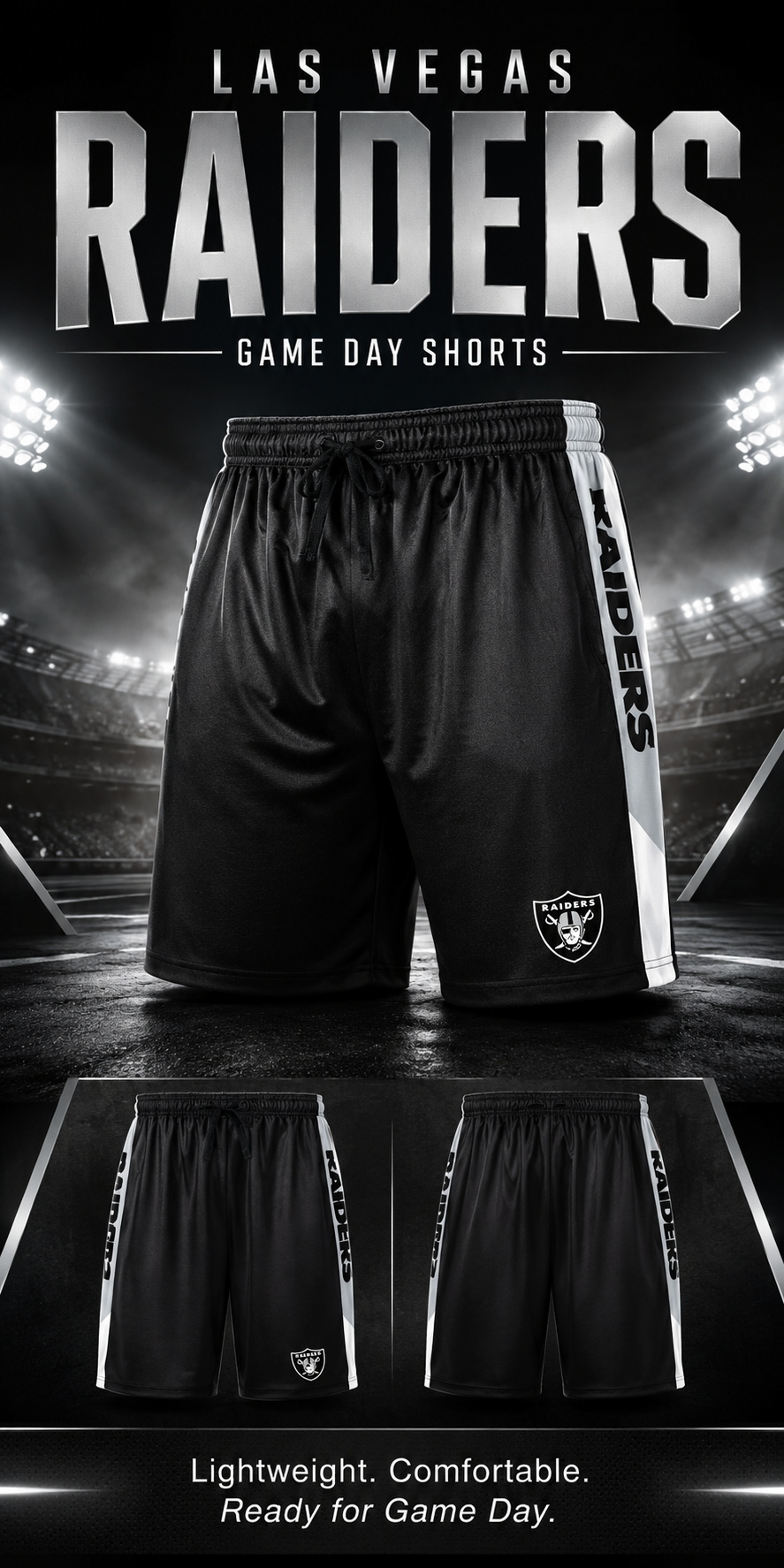 Las Vegas Raiders Shorts