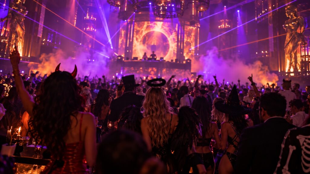 Halloween Nightlife Guide 2026: Clubs, Balls and Bar Crawls Halloween nightlife guide 2026: costume parties, the Las Vegas Party Pass, and the Sin City Halloween Ball across the Saturday, October 31 weekend. Photo: IYKYK Staff