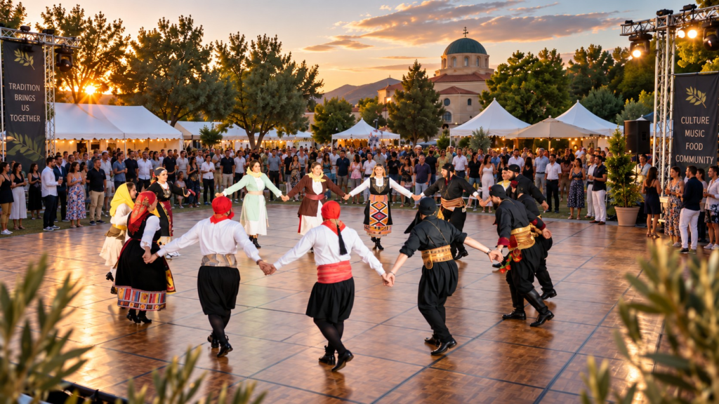 The Las Vegas Greek Food Festival at St. John the Baptist Greek Orthodox Church in Spring Valley, featuring authentic Greek food, live folk music, and traditional dancing. Photo: IYKYK Staff