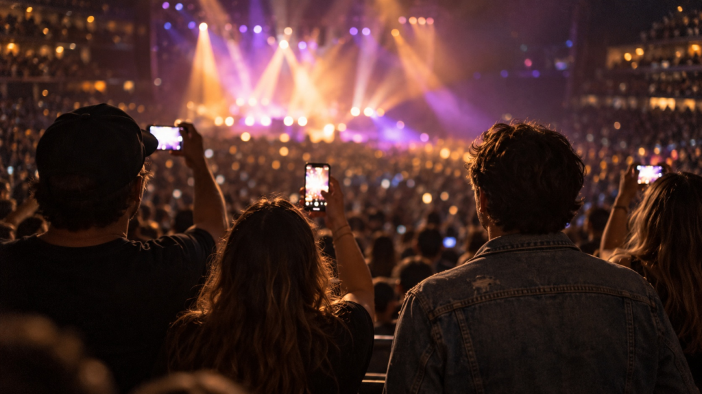 October residencies in Las Vegas include Metallica at Sphere, New Kids on the Block at Dolby Live, Josh Groban at The Colosseum, Barry Manilow at Westgate, and Keith Urban at BleauLive Theater. Photo: IYKYK Staff